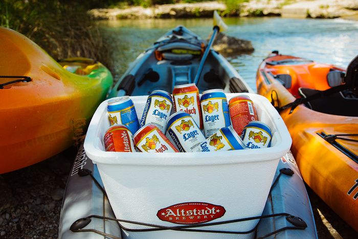 Altstadt Brewery campaign shot for Texas Monthly