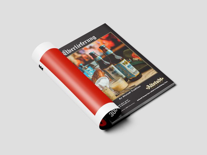 Texas Monthly ad mockup for Altstadt Brewery