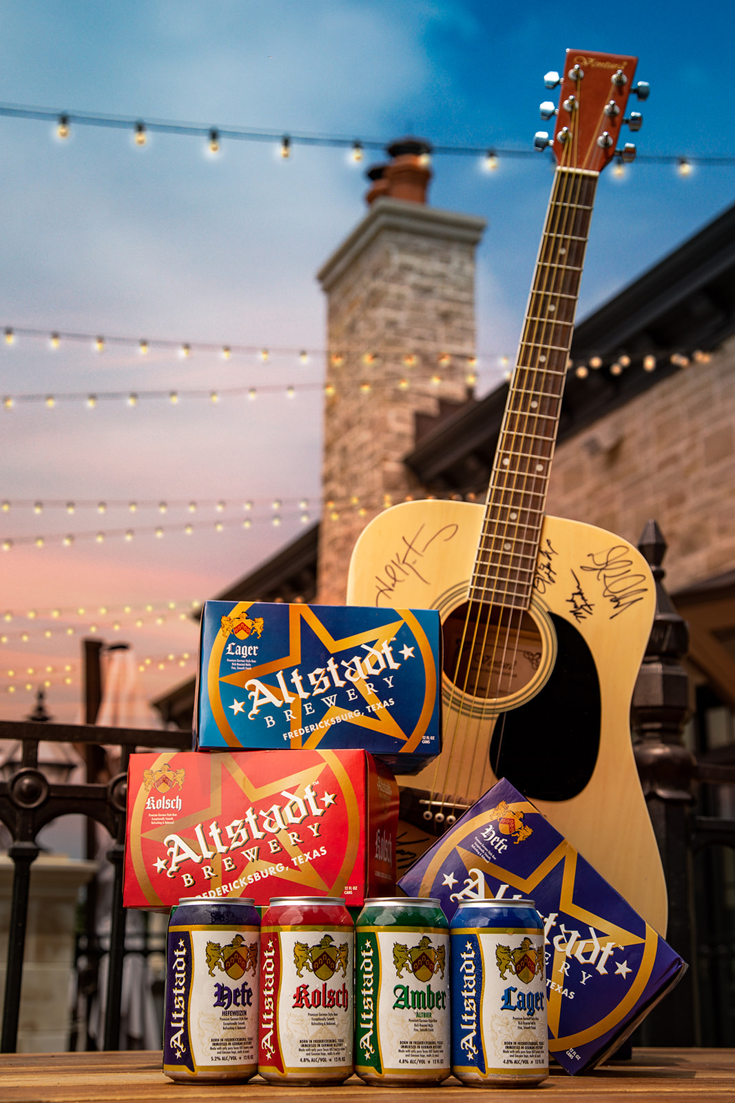 Altstadt Brewery campaign product and lifestyle photography arranged for marketing use